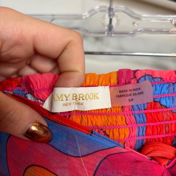 NWT Ramy Brook Iona Coverup Wrap Skirt In Retro Apricot - Picture 6 of 10